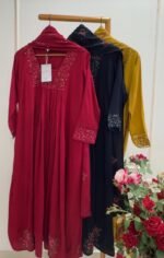 SZ1079 - Rayon crush suit - Image 3