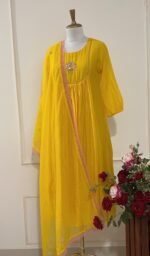 SZ1142 - Mul chanderi suit - Image 3