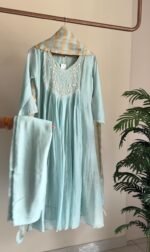 SZ1335 - Mul chanderi suit - Image 3