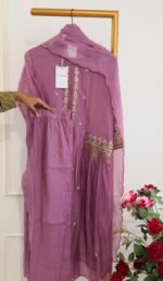 SZ1082 - Mul chanderi suit - Image 3