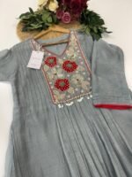 SZ1074 - Mul chanderi suit - Image 3