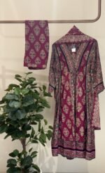 SZ1268 - Cotton Anarkali suit set - Image 2