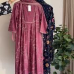 SZ1281 - Cotton Anarkali Suit Set