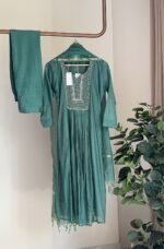 SZ1314 - Semi Chanderi Suit Set - Image 4