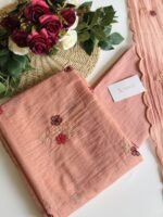 SZ1285 - Mul chanderi unstitched suit - Image 4