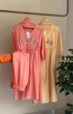 SZ1286 - Mul chanderi suit set - Image 4