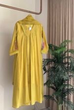 SZ1307 - Semi Chanderi Duit Set