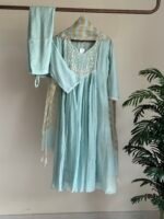 SZ1335 - Mul chanderi suit - Image 2