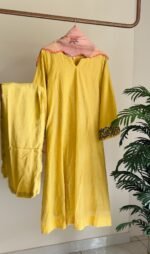 SZ1297 - Semi Chanderi Suit Set - Image 2