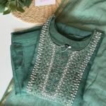 SZ1314 - Semi Chanderi Suit Set