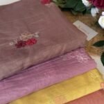 SZ1285 - Mul chanderi unstitched suit