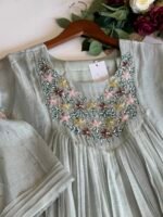 SZ1309 - Mul Chanderi Suit Set