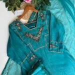 SZ1329 - Mul chanderi suit set