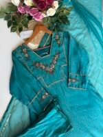 SZ1329 - Mul chanderi suit set