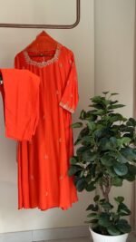 SZ1330 - Dola Silk Suit Set - Image 3