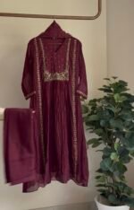 SZ1184 - Mul chanderi suit - Image 5