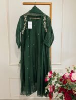 SZ1114 - Mul Chanderi suit - Image 8