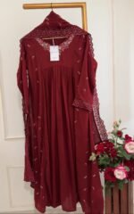 SZ1128 - Rayon crush suit - Image 9