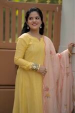 SZ1297 - Semi Chanderi Suit Set - Image 2