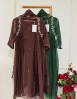 SZ1114 - Mul Chanderi suit - Image 6