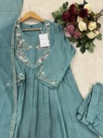 SZ1152 - Mul chanderi suit - Image 2