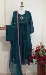 SZ1142 - Mul chanderi suit - Image 6