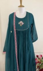 SZ1142 - Mul chanderi suit - Image 4