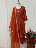 SZ1142 - Mul chanderi suit - Image 2