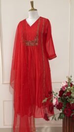 SZ1184 - Mul chanderi suit - Image 9