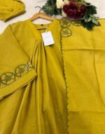 SZ1221 - Soft chanderi suit - Image 4