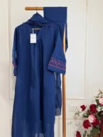 SZ1221 - Soft chanderi suit - Image 7