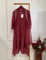 SZ1114 - Mul Chanderi suit - Image 3