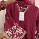 SZ1231 - Viscose organza suit set