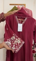 SZ1231 - Viscose organza suit set