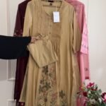 SZ1239 - Semi Mul Chanderi Suit Set