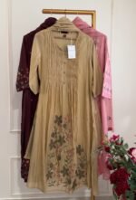 SZ1239 - Semi Mul Chanderi Suit Set - Image 3