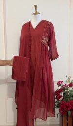 SZ1257 - Mul Chanderi Suit Set