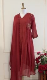 SZ1257 - Mul Chanderi Suit Set - Image 2