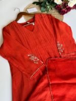 SZ1358 - Pure Mul Chanderi Suit Set - Image 2