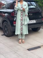 SZ1374 - Embroidered Muslin Suit Set - Image 6