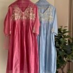 SZ1370 - Mul Chanderi Suit Set