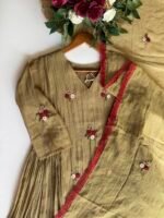 SZ1378 - Banarasi Mul Chanderi Suit Set