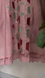 SZ1343 - Mul Chanderi suit set - Image 3