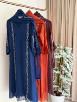 SZ1384 - Viscose Organza Suit Set - Image 2