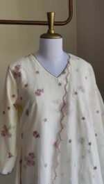 SZ1352 - Mul Chanderi Suit Set - Image 5