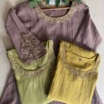 SZ1361 - Mul Chanderi Suit Set