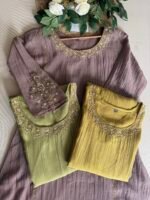 SZ1361 - Mul Chanderi Suit Set