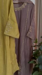 SZ1361 - Mul Chanderi Suit Set - Image 4