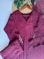 SZ1358 - Pure Mul Chanderi Suit Set