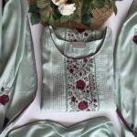 SZ1374 - Embroidered Muslin Suit Set
